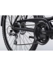 Vélo trekking Unisexe DOMINGO 24 WAVE Noir - Image 4/6