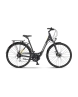 Vélo trekking Unisexe DOMINGO 24 WAVE Noir - Image 1/6