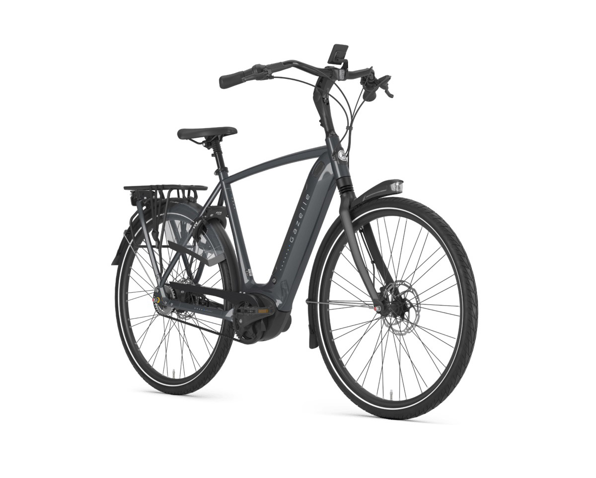 Vélo électrique urbain GRENOBLE C5 HMB 500WH Gris Anthracite