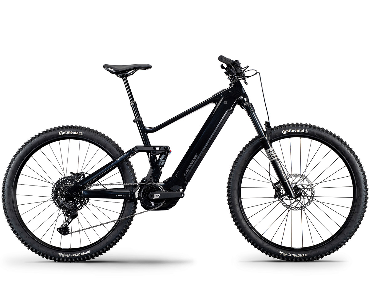VTT électrique tout suspendu Unisexe OVERVOLT TR 4.6 Noir